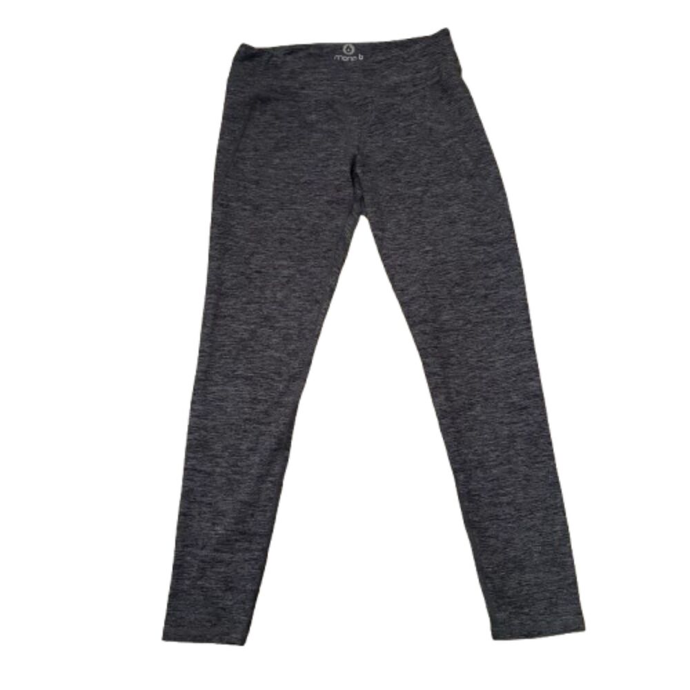 Mono B Charcoal Gray‎ Space Dye High Rise Active Leggings Stretchy Size Medium